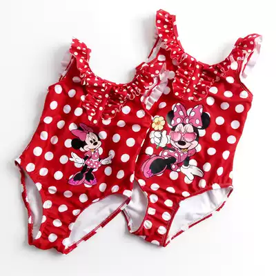 2021 children's swimsuit sweet and lovely foreign school girl children baby baby One Baby Baby Baby swimsuit hot spring