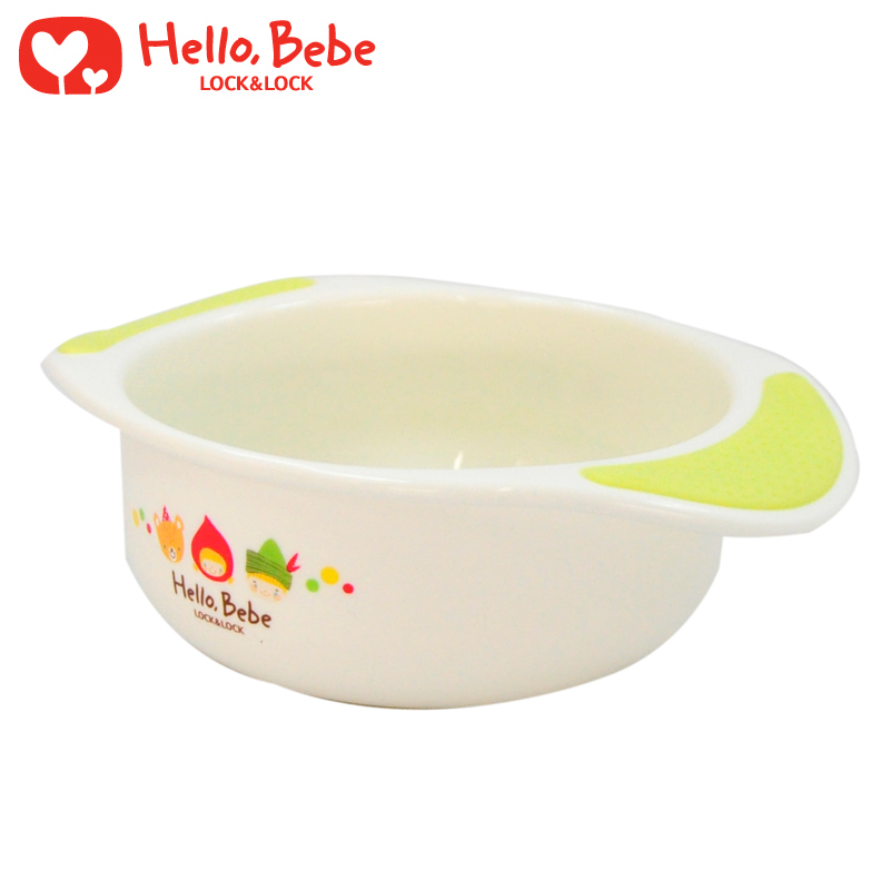乐扣乐扣HelloBebe宝宝离乳餐具 双耳辅食碗 PP餐具小饭碗HBB410