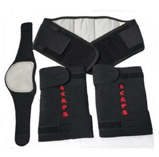 磁疗自发热护具三件组 星原牌托玛琳护腰带 S M L尺码选购