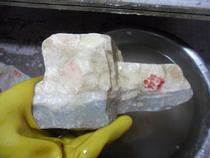 No. 072653 jade raw material raw stone Qinghai Kunlun Yushan material white jade grey white jade double pigment 2 2 kg