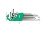 Taiwan Baogong HW-129B Long Arm Ball Type Hexagonal Wrench Set (9 Pieces)