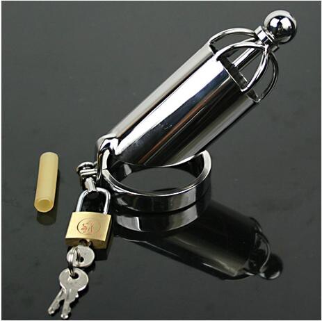 Chastity belt male slave with stainless steel metal chastity lock device anti-masturbation CB3000s masturbation penis lock
