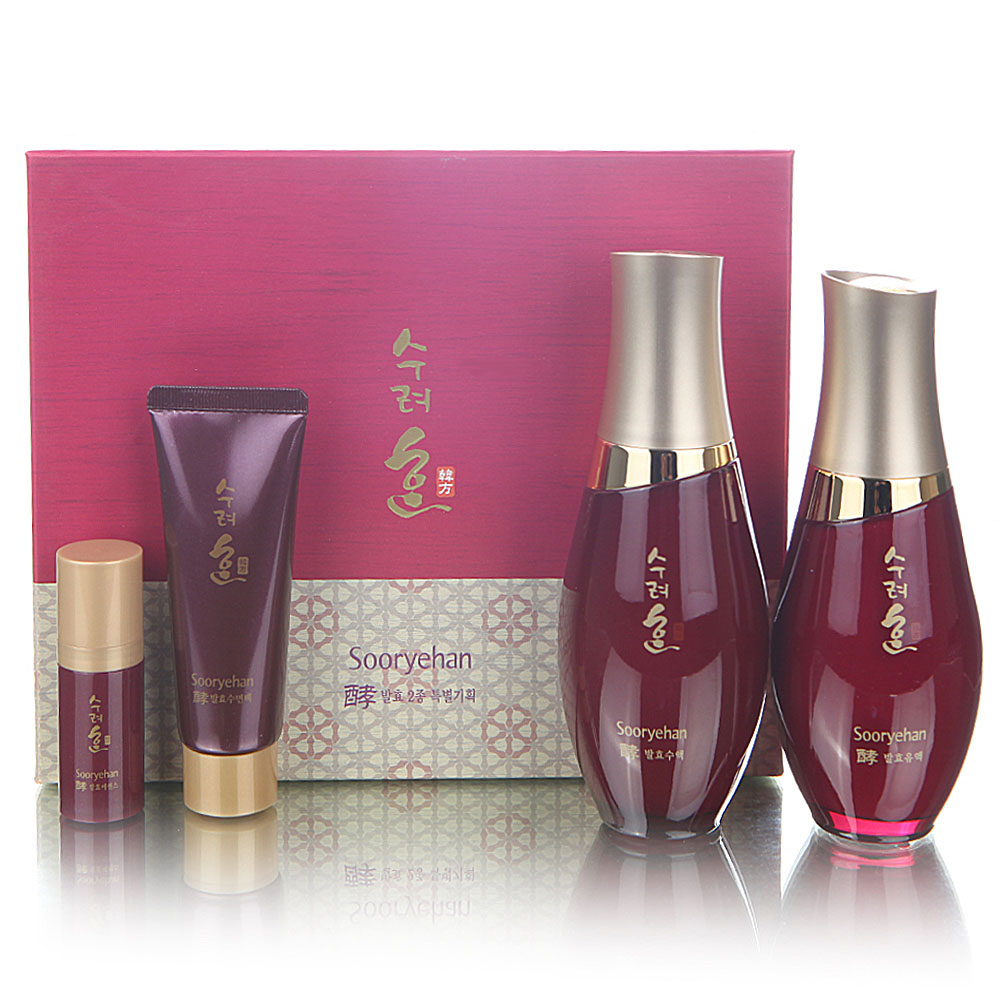 授权代理 蝶妆秀雅韩(秀丽韩)酵臻美水乳礼盒320ml 韩国