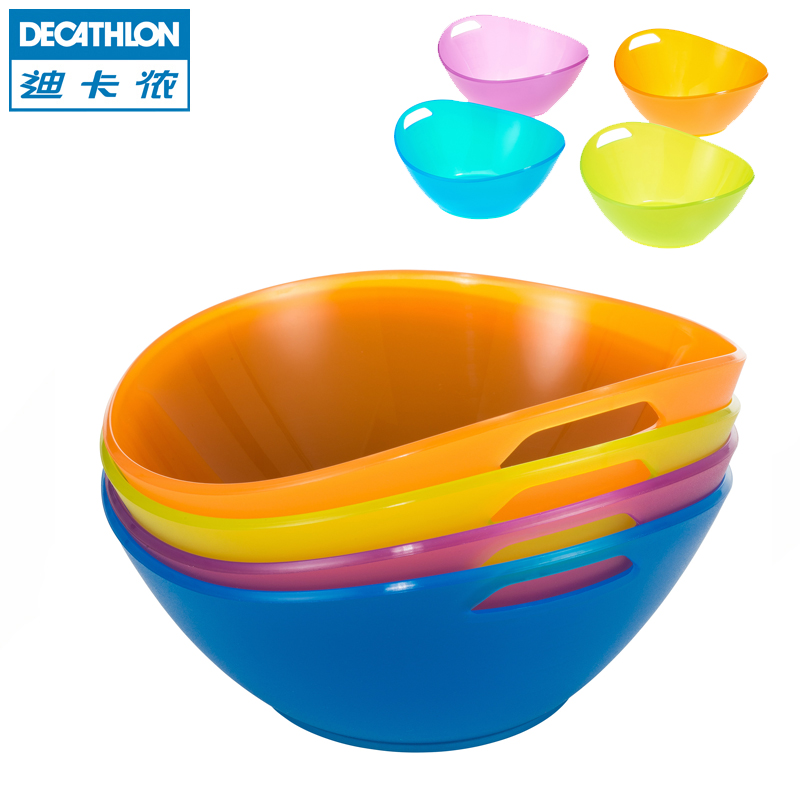 迪卡侬 户外野营餐具 塑料碗 QUECHUA