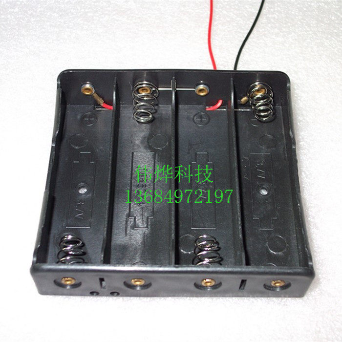 18650 four-cell battery box in series