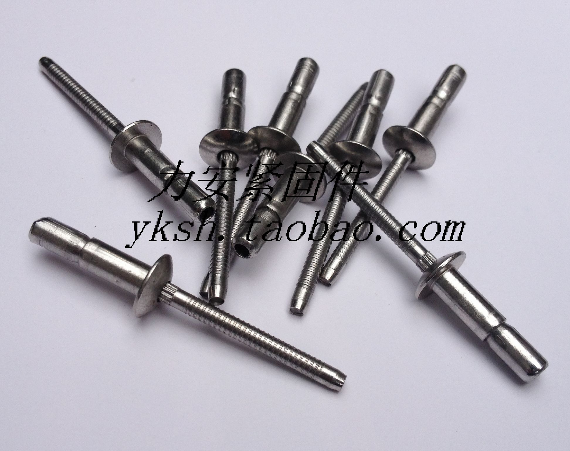 304 stainless steel wire drawing rivet steel structure rivet internal lock type rivet QBZ4 8 * 14-Taobao