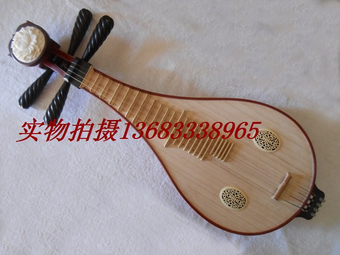 Factory direct sales Weihua brand professional black horn shaft rosewood liuqin mahogany liuqin free liuqin box