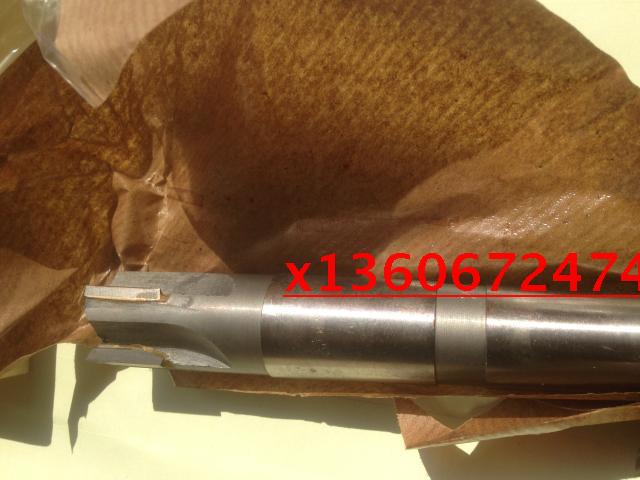 Taper shank Hard alloy inlaid with straight groove End mill four teeth 2#3# 20 22 24 26 28mm