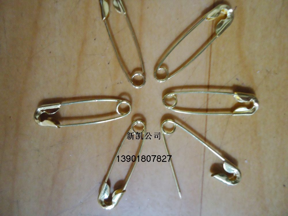 (Golden iron 300#)Big head safety pin Clothing tag pin length 1 85cm 2000