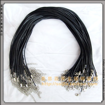 Korean necklace wax string buckle thin necklace chain rope DIY accessories