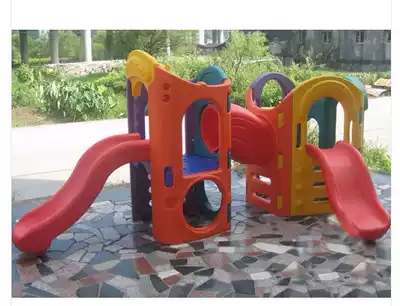 Eight-in-one plastic combination slide for Children Baby indoor and outdoor slide small kindergarten slide