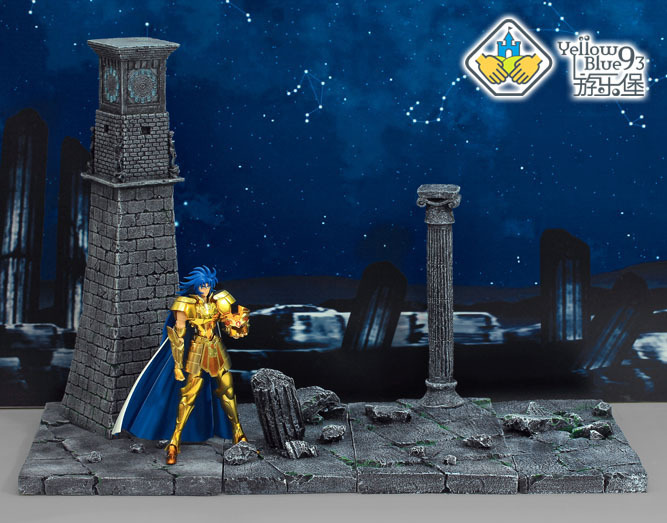Pleasure Fort Saint Cloth Mythology Resin Scene EX Gold Black Sanctuary 7-piece set in stock