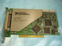 Second-hand US NI PCI-6035E communication letter data acquisition DAQ card