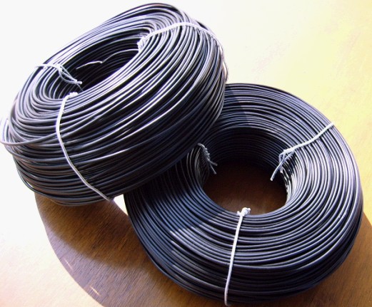 Long iridescent high-quality galvanized iron Zinc wire cable tie wire tie (black and white) 0 0 55 9 1 2
