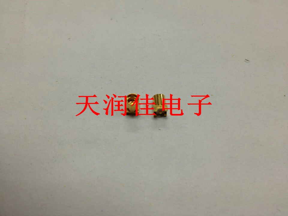 RF coaxial connector MMCX-KE KHD female head square rod 180 degrees in-line patch welding PCB board five legs