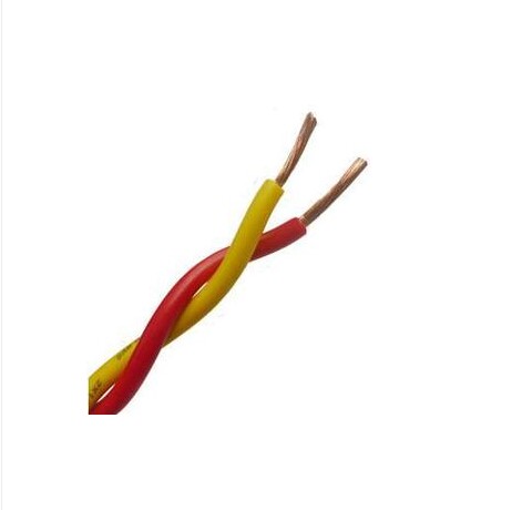 RVS2*1 5 square oxygen-free copper fire wire twisted pair without sheath flower wire light wire soft wire 100 meters roll