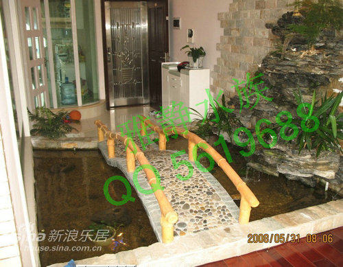 Garden design water curtain wall fence pavilion green design water landscape rockery fountain