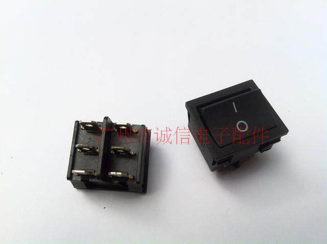 Factory direct rocker switch 6 feet 2 gear rocker switch copper feet