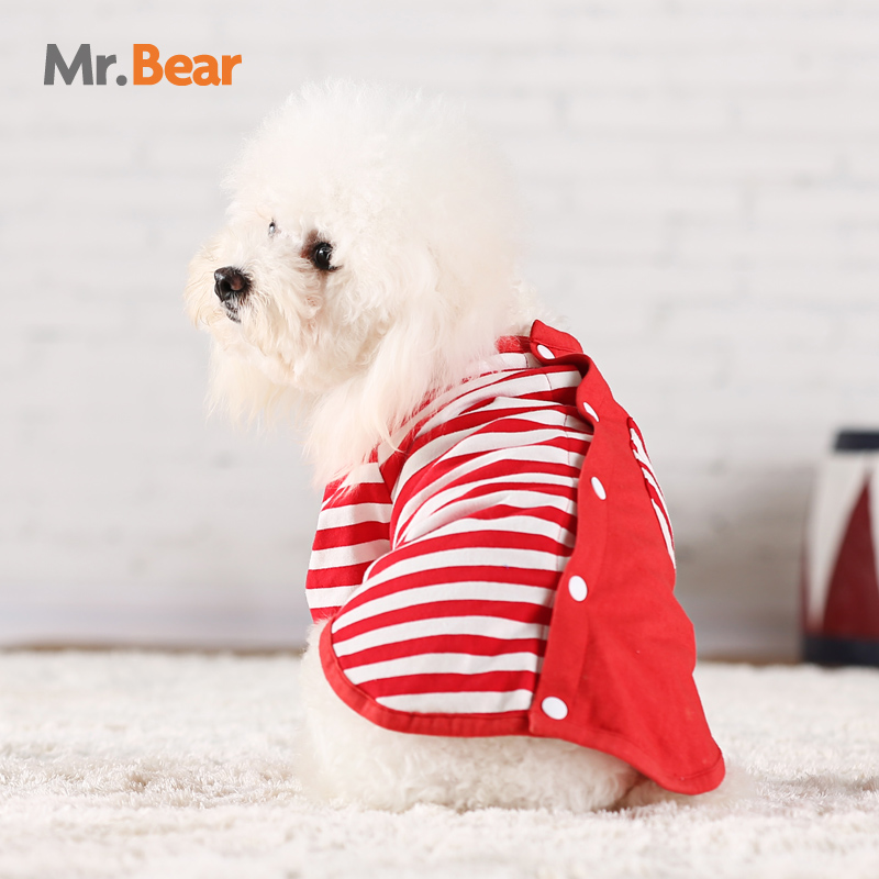 Mr.Bear/宠宠熊 宠物狗狗衣服春夏装 泰迪贵宾博美 宠物小狗背心