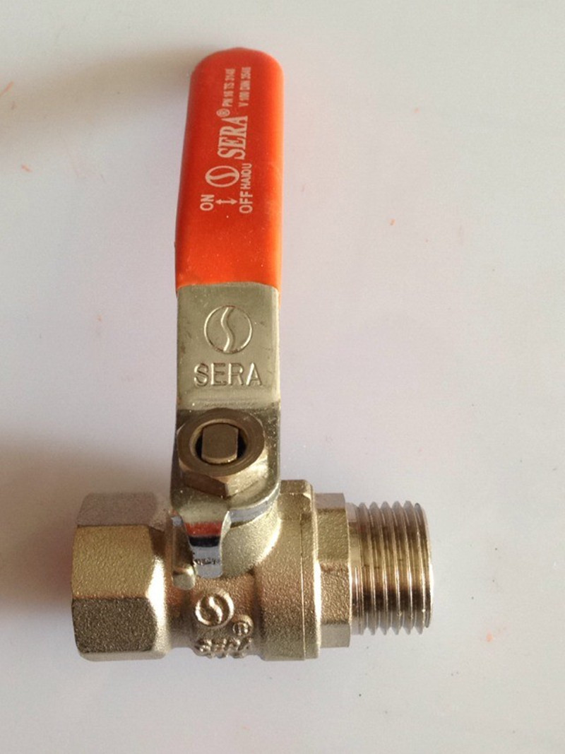 SERA thickened 4 points DN15 1 2 inside and outside wire copper ball valve internal and external thread water heater pipe valve switch