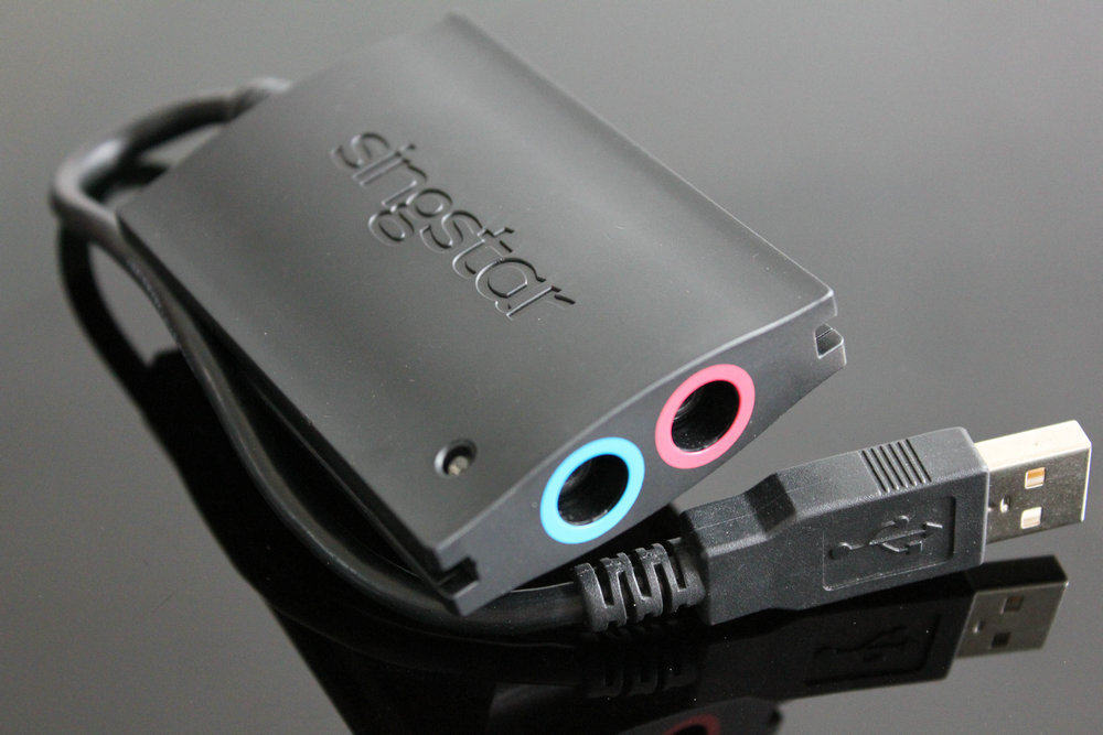 Original SingStar USB external microphone adapter SONY PS2 special color is excellent