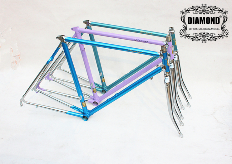 (Boutique) lug frame chrome molybdenum steel road Renault 525 frame joint frame casing retro frame