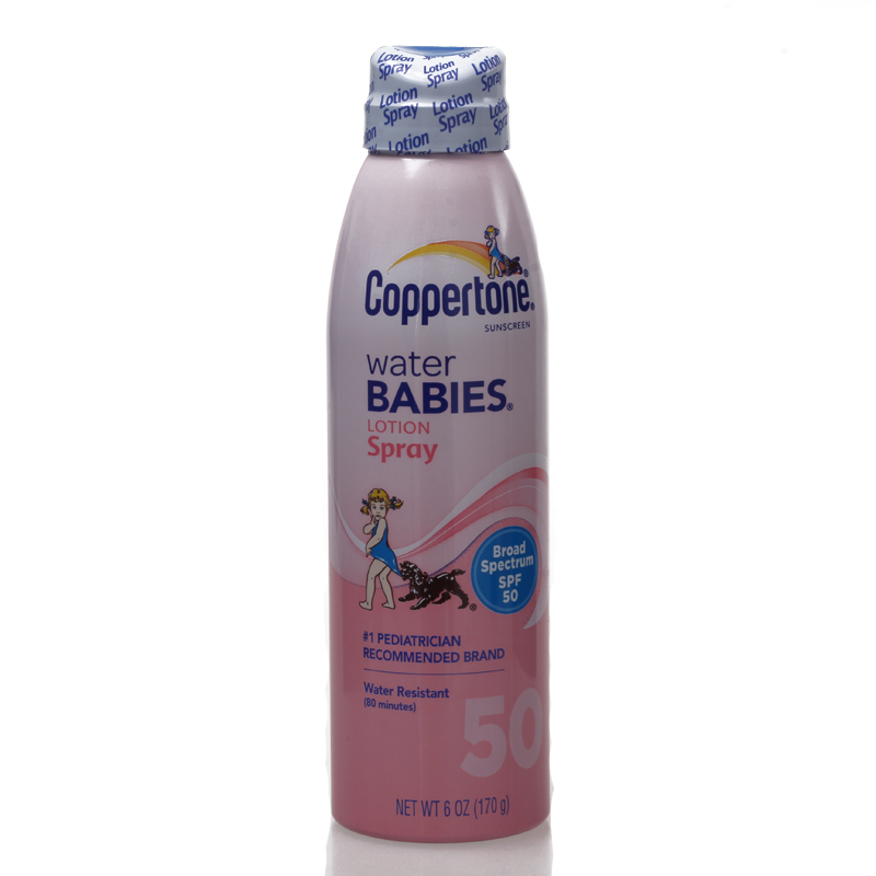 Coppertone/水宝宝  水嫩连续防晒喷雾SPF50  防晒霜 清爽保湿
