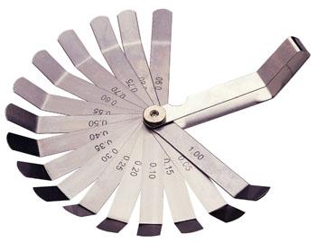 SATA Shida Tools 16-piece set feeler gauge 09402 0 05-1 00mm