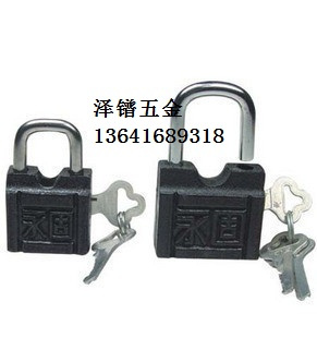 Yonggu iron padlock toolbox padlock horizontal open copper padlock box Gui lock lock 25mm