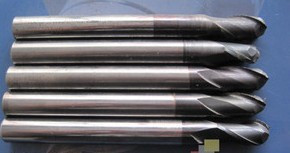 CNC tool imported tungsten steel second-hand old milling cutter flat head ball head 12X100 four-edged second-hand blade