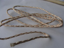 Custom processed suet thread braided cotton core