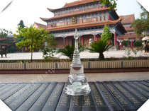 Thai Acrylic Stupa Buddhist supplies lotus zuo stupa 6X13 8cm