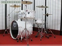 Hong Kong MES drum kit DM5255T bright white 5 drums 3 cymbals send gift package accessories