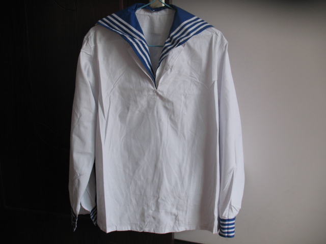 7485 Polyester White Sailor Costume Performance Costume