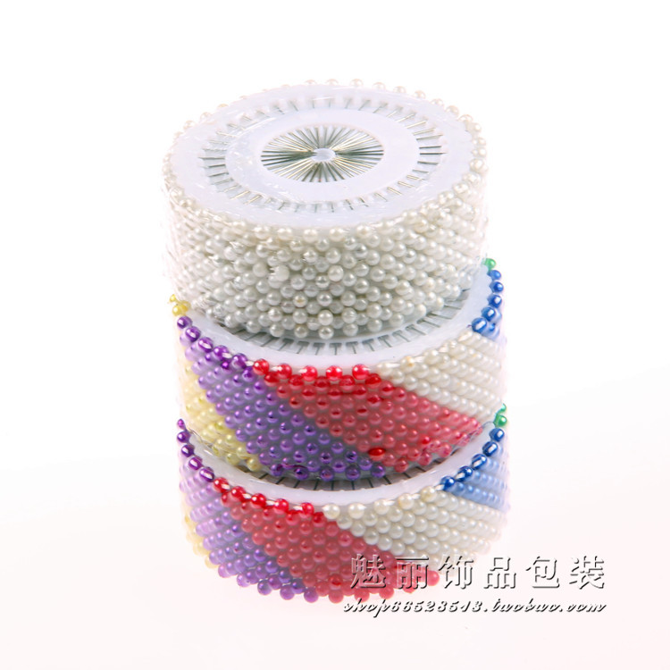 Accessories Fixed Needle Color Pearl Needle Big Needle DIY White Accessories Fixed Needle 40 pieces