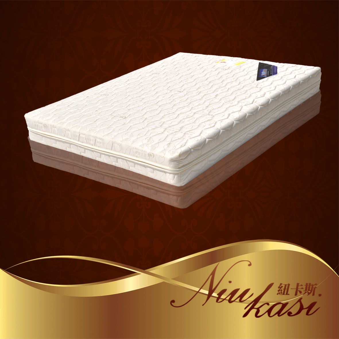 纽卡斯天然棕榈全椰棕硬床垫028型