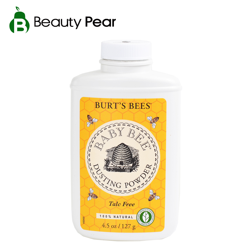 美国burt＇s bee小蜜蜂爽身粉不含滑石粉127G 止汗清爽