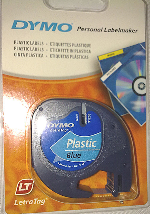 Promotion DYMO lm-920 original dress ribbon easy to label with SC91205 12MM blue bottom black character