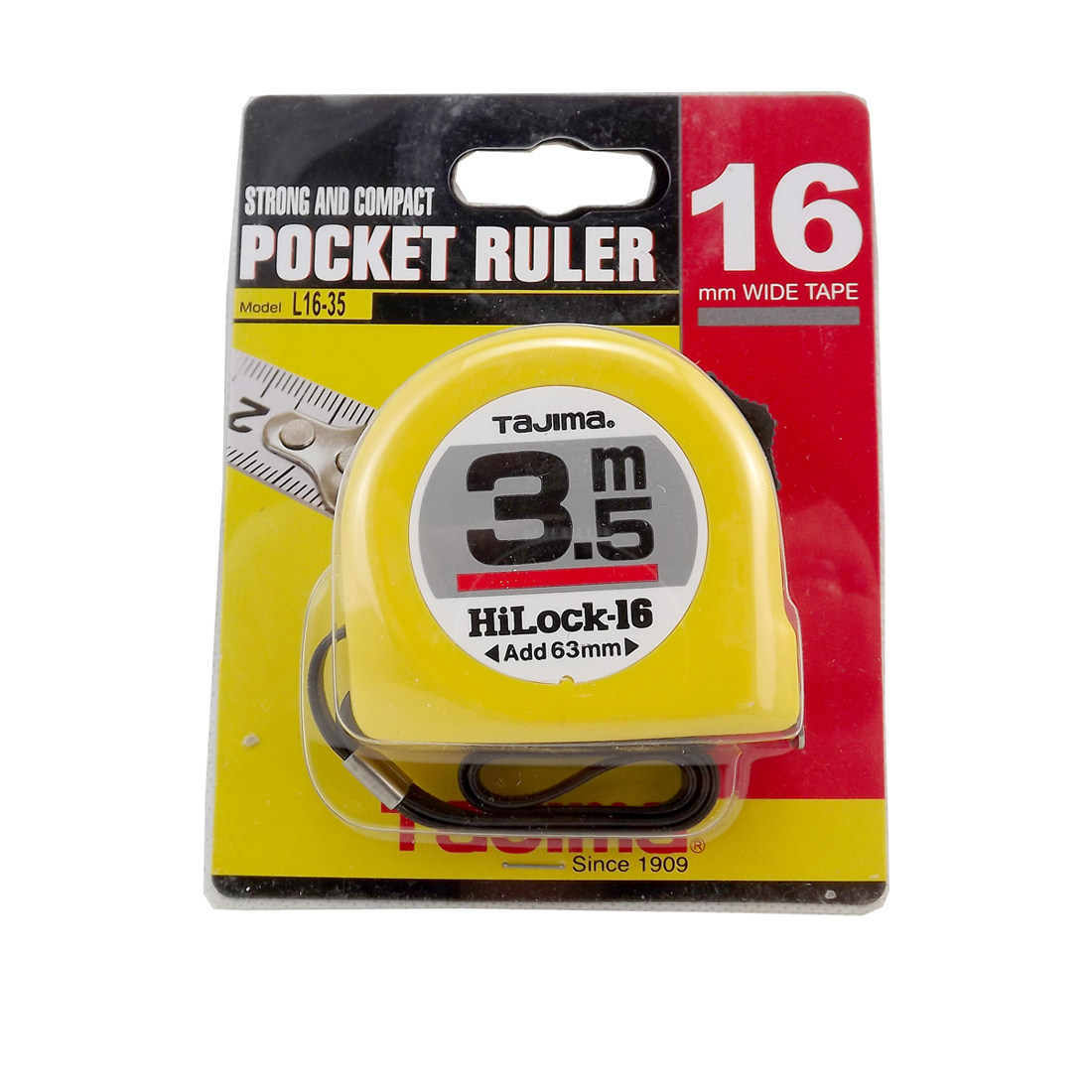 Field Island TaJIma 3 5Mx16mm manually locked 1 level precision steel measuring tape L1635