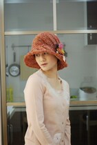 SHIRAI shaijing female knitted hat F6133 wool hat hat female autumn winter lady hat girl