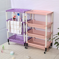Hot Pin Plastic Shelf Floor Shelf Bathroom Shelve Kitchen Containing Shelf Storage Rack