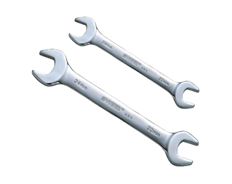 Power Lion double open end wrench (mirror) (chrome vanadium steel) 5 5-24mm W0305A-W0305AA