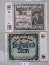 Germany 1922 5000 mark on 1922-The German