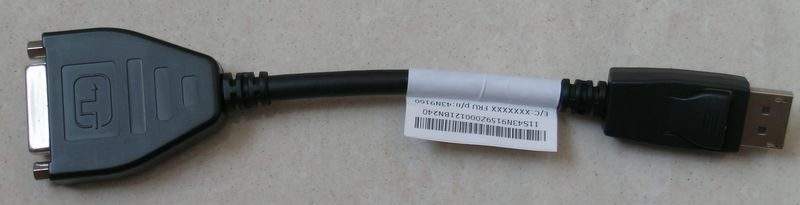 43N9160 displayport to dvi DP turn to DVI transfer line spot-Taobao