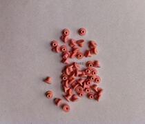 Supply of ceramic Porcelain Eye Magnetic Beads Porcelain Pearl Porcelain holes Magnetic Eye Porcelain Mouth Wire Hole Outer Diameter 2 5 × High 3 8