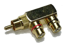 Pure copper rca gun plug av one point two Lotus Revolution Lotus female audio tee