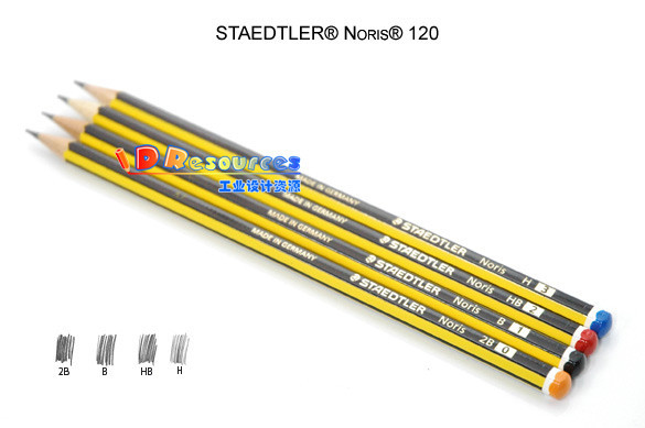 Germany imported STAEDTLER STAEDTLER 120 writing special pencil 2H) HB)2B