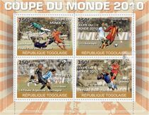 2010 South Africa World Cup stamps Casillas Pujol van Pesigan Messi