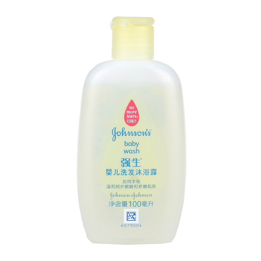强生婴儿洗发沐浴露100ml 二合一无泪配方  保护眼睛