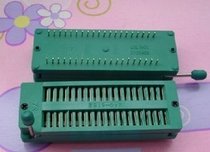 High quality gold-plated 40pin universal locking seat DIP40 narrow body universal ZIF seat programming plug-in test seat